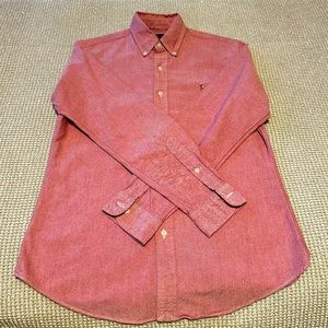 Ralph Lauren Red Men’s Custom Fit Shirt Size Small